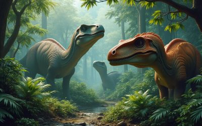 Quels dinosaures peuplaient les forêts tropicales à l&rsquo;époque du Mésozoïque ?