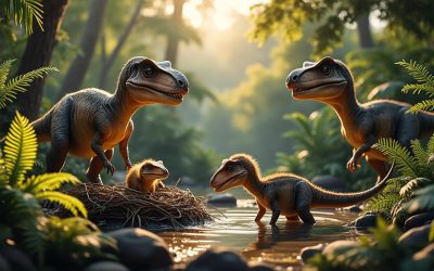 découvrez les secrets des bébés dinosaures : croissance et habitat