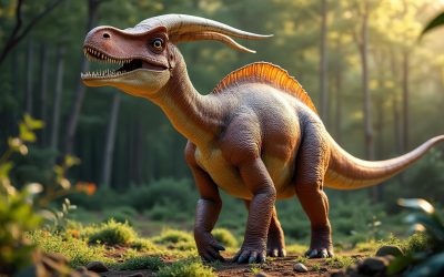parasaurolophus : maître des ondes sonores dans le règne des dinosaures