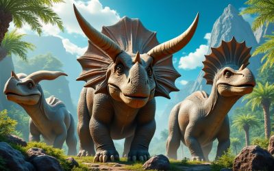 quels dinosaures possédaient les plus longues cornes ou crêtes ?