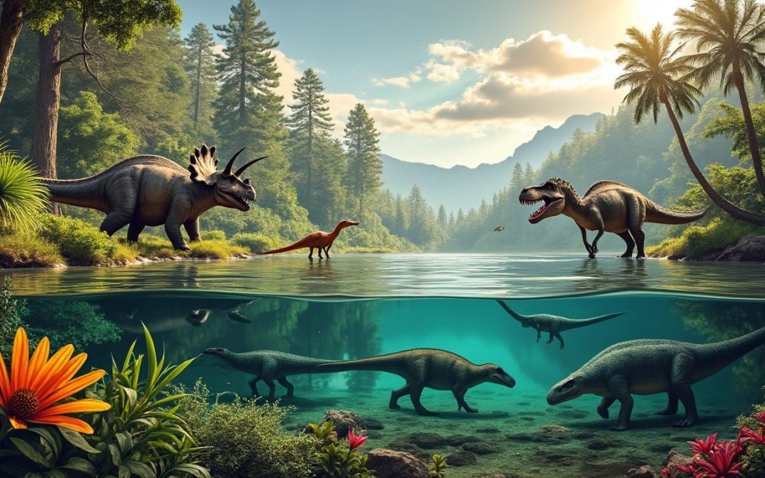 découvrez le crétacé, une période clé où la biodiversité terrestre et marine a connu un âge d'or exceptionnel, marqué par une incroyable diversité d'espèces et d'écosystèmes.