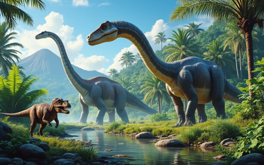 découvrez le jurassique : le règne impressionnant des géants préhistoriques