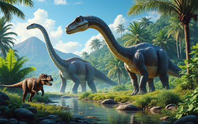 découvrez le jurassique : le règne impressionnant des géants préhistoriques