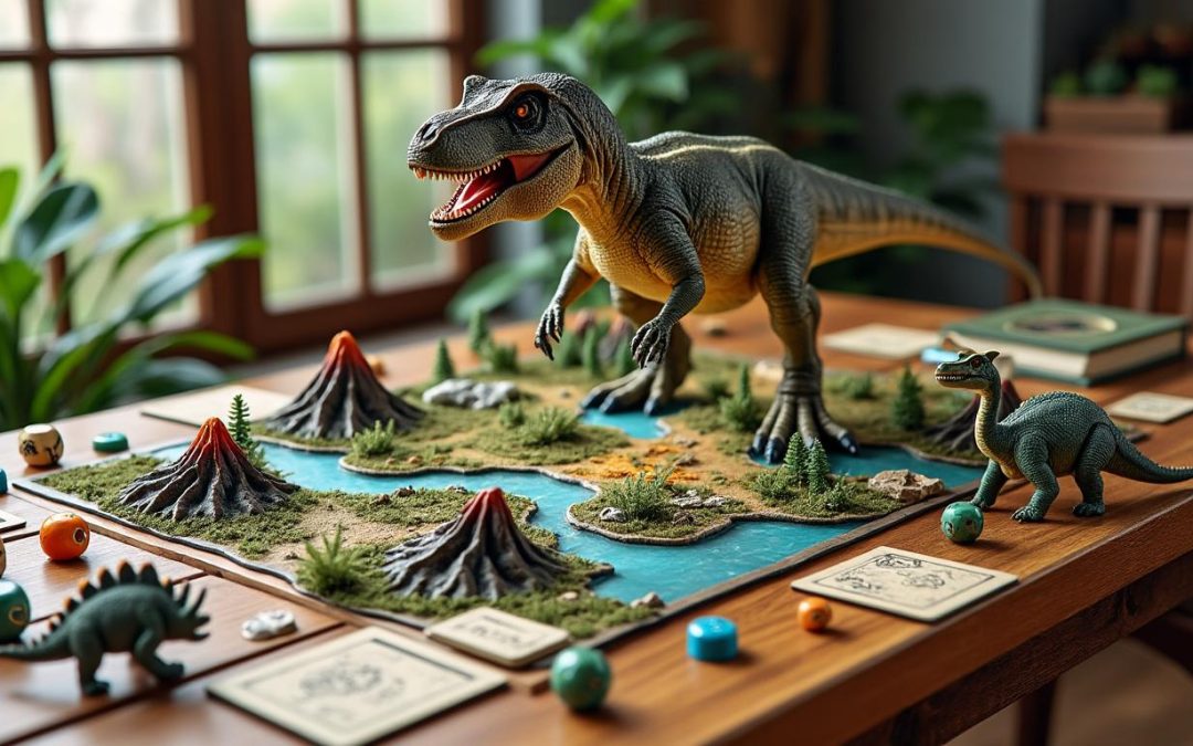 découvrez l&rsquo;univers fascinant des dinosaures dans les jeux de société