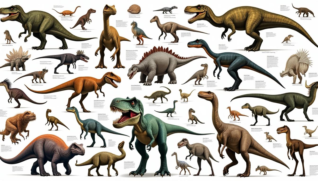 découvrez notre guide complet de tous les dinosaures de jurassic world, classés avec leurs variations pour mieux comprendre ces créatures fascinantes.
