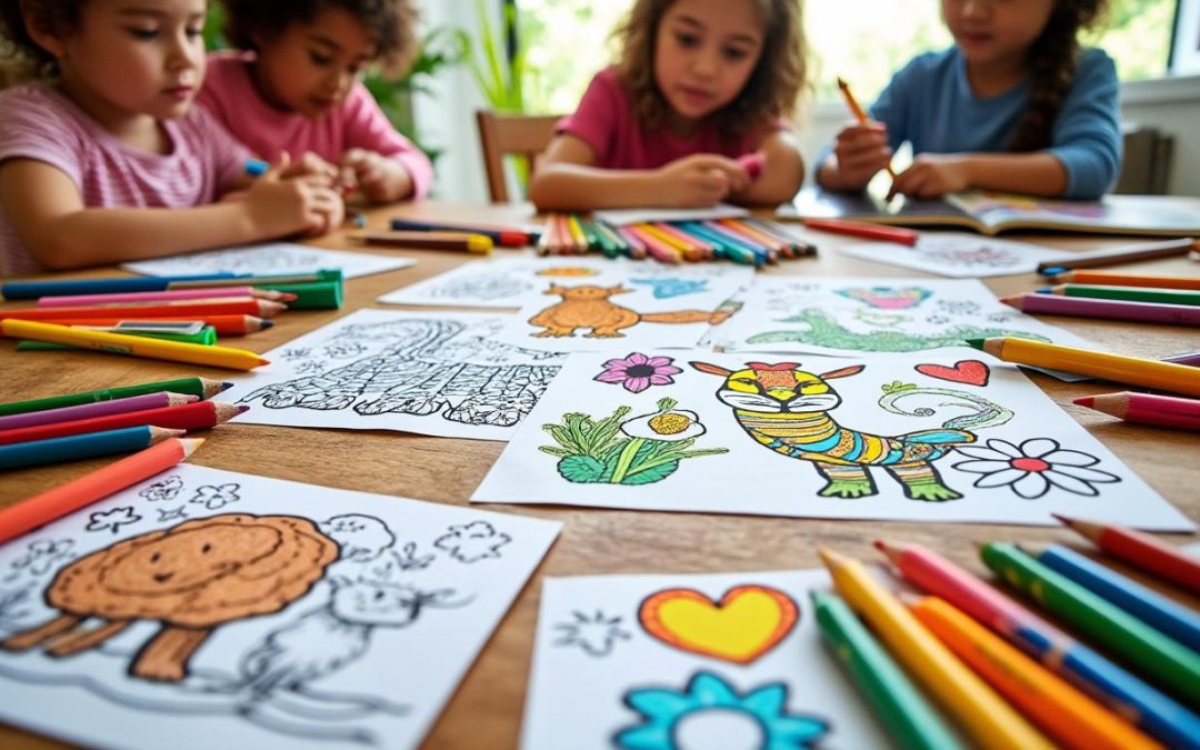 100 coloriages imprimables gratuits pour enfants : amusez-vous toute l&rsquo;année !