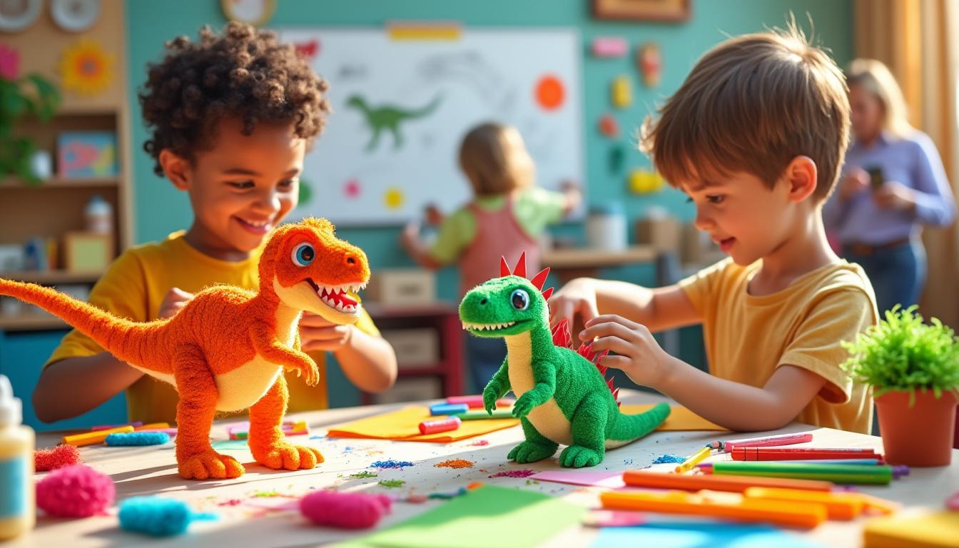 découvrez des activités manuelles dinosaures amusantes et créatives pour stimuler l'imagination des enfants passionnés et leur faire vivre des aventures préhistoriques.