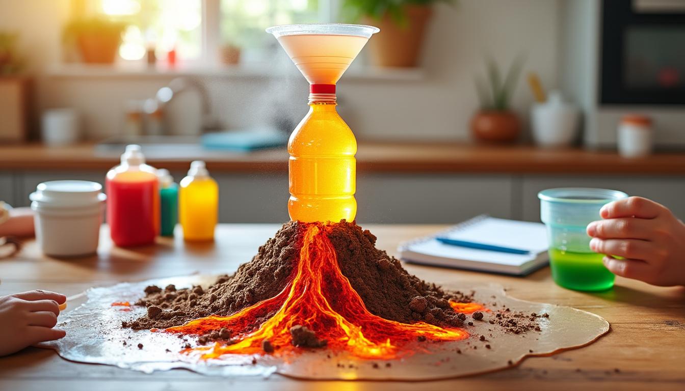 découvrez comment fabriquer un volcan maison facilement grâce à notre guide étape par étape, idéal pour les projets scolaires et les activités ludiques.