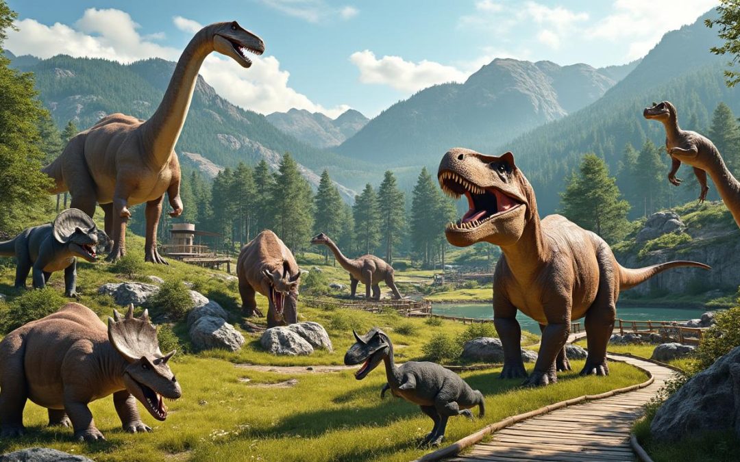découvrez les 10 meilleurs parcs à dinosaures en France et en Europe