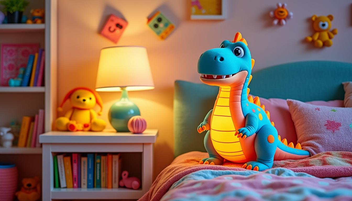 découvrez les lampes dinosaures, un éclairage décoratif unique qui ravira petits et grands avec son design ludique et original.