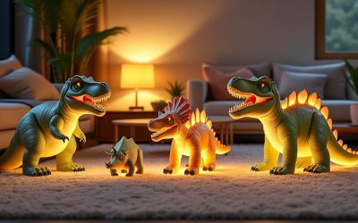 découvrez les lampes dinosaures : un éclairage décoratif pour petits et grands