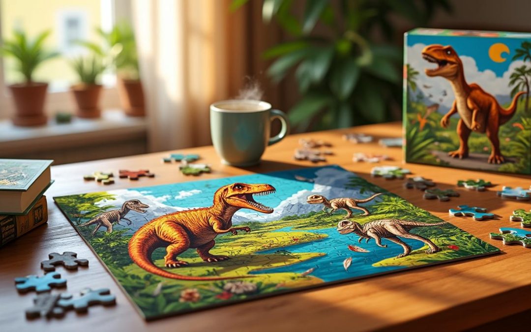 découvrez une sélection des meilleurs puzzles dinosaures, adaptés aux petits comme aux grands, pour des heures de jeu et d'apprentissage amusantes.