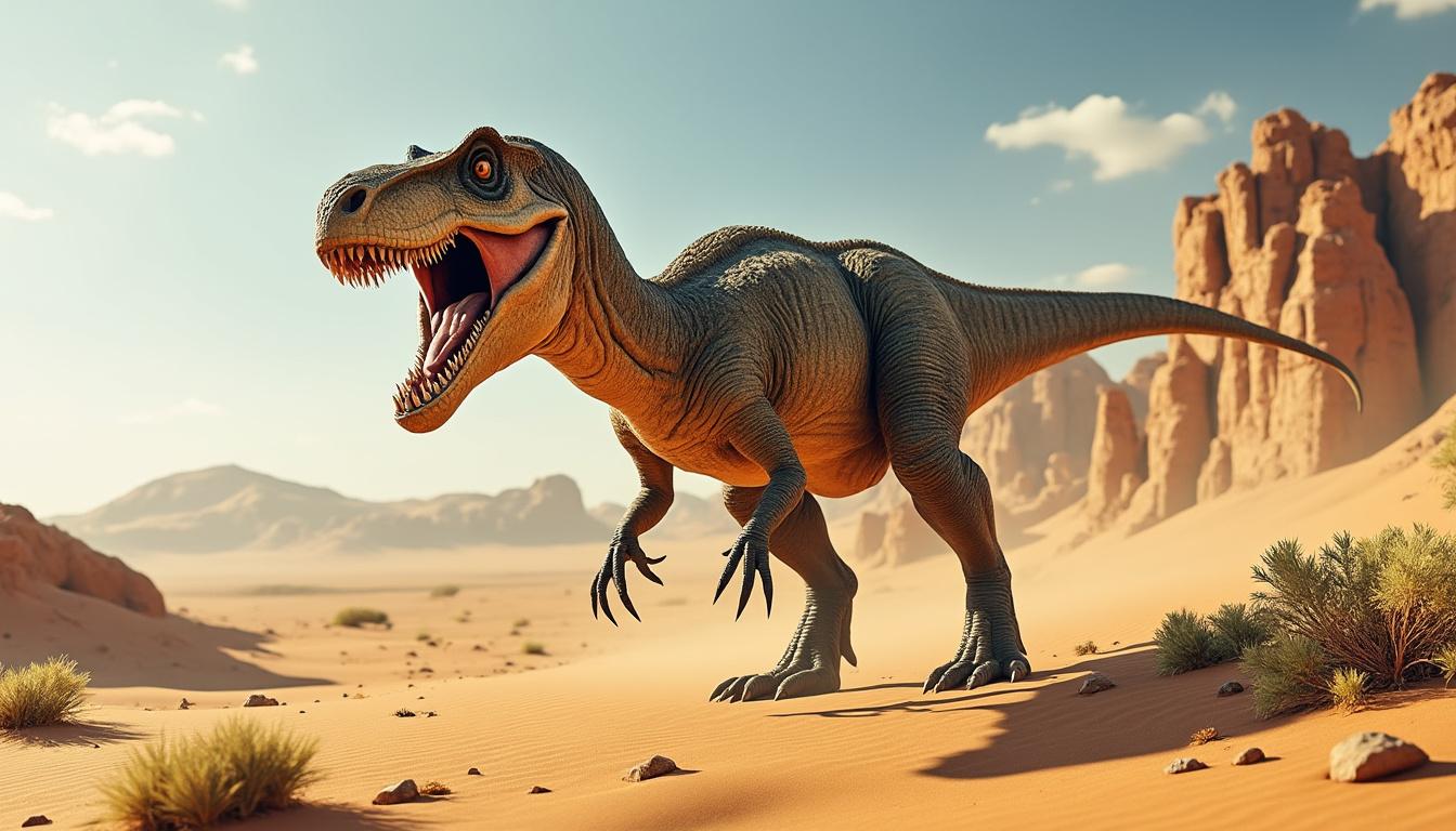 découvrez l'afrovenator, un dinosaure redoutable, avec ses caractéristiques fascinantes et les détails de sa découverte.