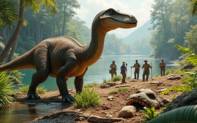découverte de l’anatotitan : le dinosaure au bec de canard