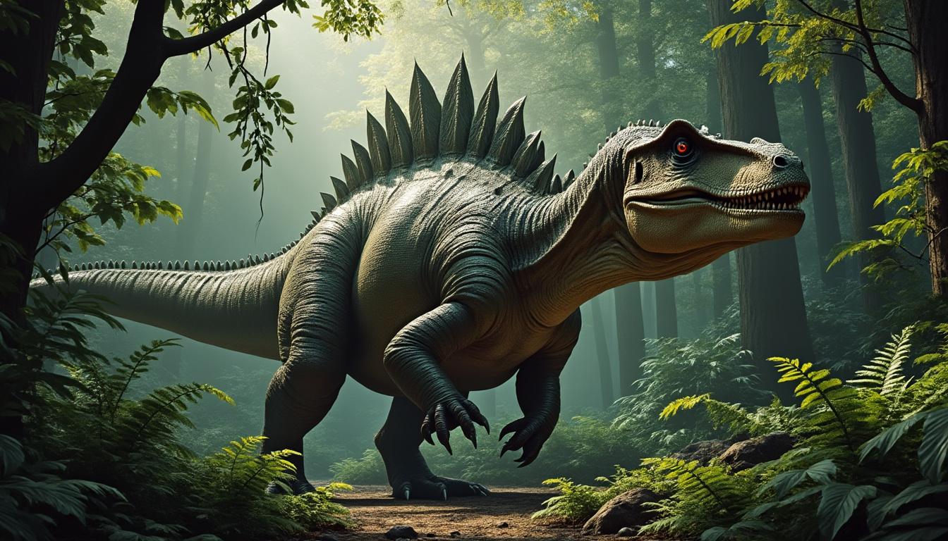 dĂ©couvrez l'acrocanthosaurus, ce dinosaure redoutable reconnu pour sa puissante crĂȘte dorsale. explorez son histoire, ses caractĂ©ristiques et son rĂŽle fascinant dans le monde prĂ©historique.