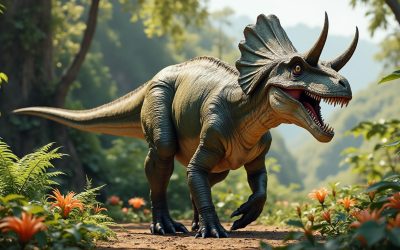 découvrez l&rsquo;aguacératops : un dinosaure fascinant du Crétacé