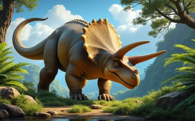 découvrez auroraceratops : le dinosaure fascinant du Crétacé