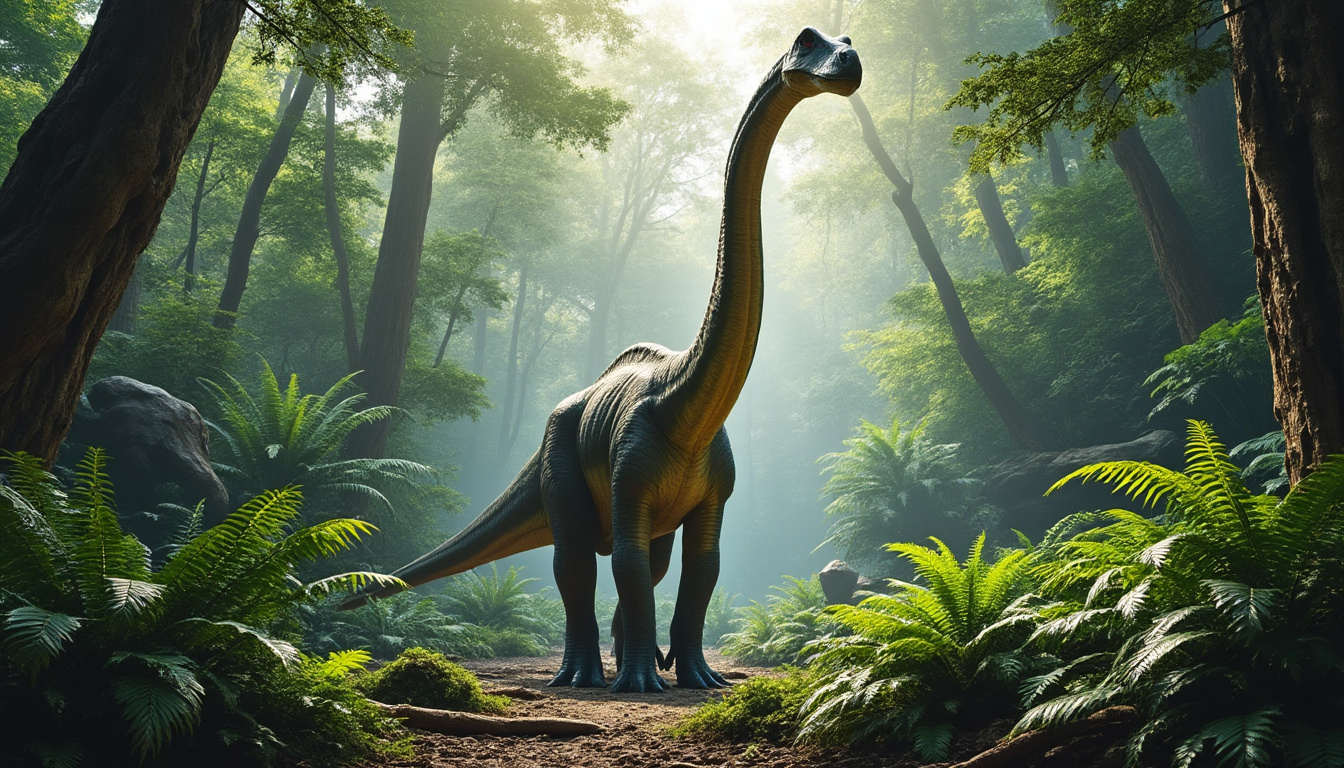 découvrez le brachiosaurus, géant du jurassique, et explorez ses secrets fascinants à travers des faits étonnants sur ce dinosaure emblématique.